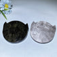 3.4" Golden Obsidian Silver Obsidian Insect Carving Crystal Healing Bulk Wholesale