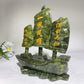 17cm Serpentine Sailboat Carving Crystal Healing Bulk Wholesale