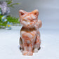 2.4" Crystal Cat Carving Crystal Healing Bulk Wholesale