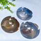 3.6" Druzy Agate Moon Bear Carving Crystal Healing Bulk Wholesale