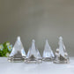 1.5"-2.0" Clear Quartz Pyramid Carving Crystal Healing Bulk Wholesale