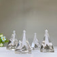 1.5"-2.0" Clear Quartz Pyramid Carving Crystal Healing Bulk Wholesale