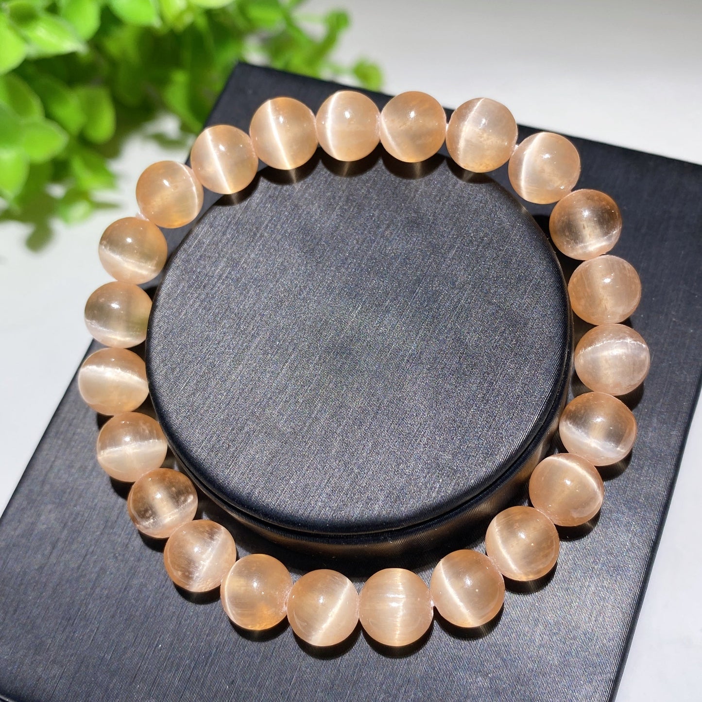 8mm Aura Selenite Bracelet Crystal Healing Bulk Wholesale