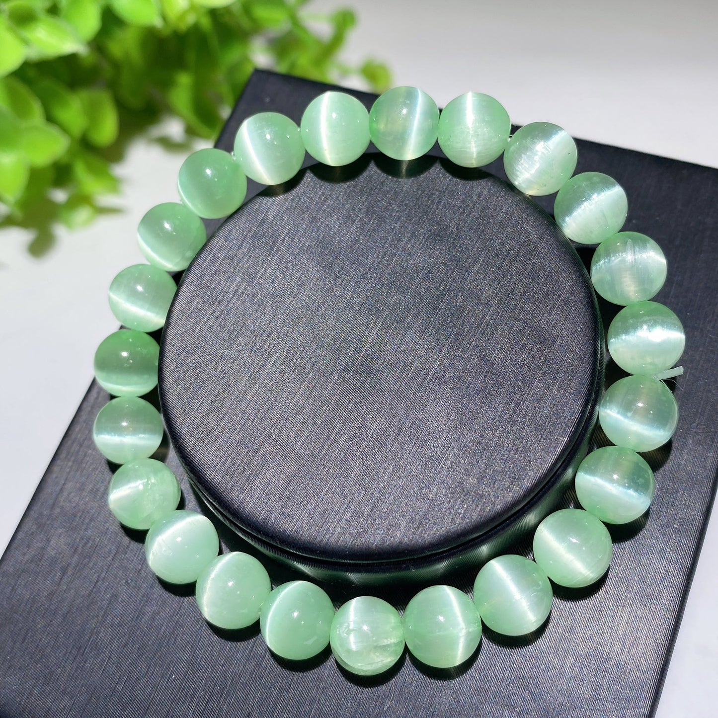 8mm Aura Selenite Bracelet Crystal Healing Bulk Wholesale