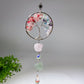 30cm Crystal Chips Silver Life Tree with Raw Stone Suncatcher Crystal Healing Bulk Wholesale
