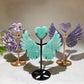 18cm Crystal Heart Wings Carving with Stand Crystal Healing Bulk Wholesale