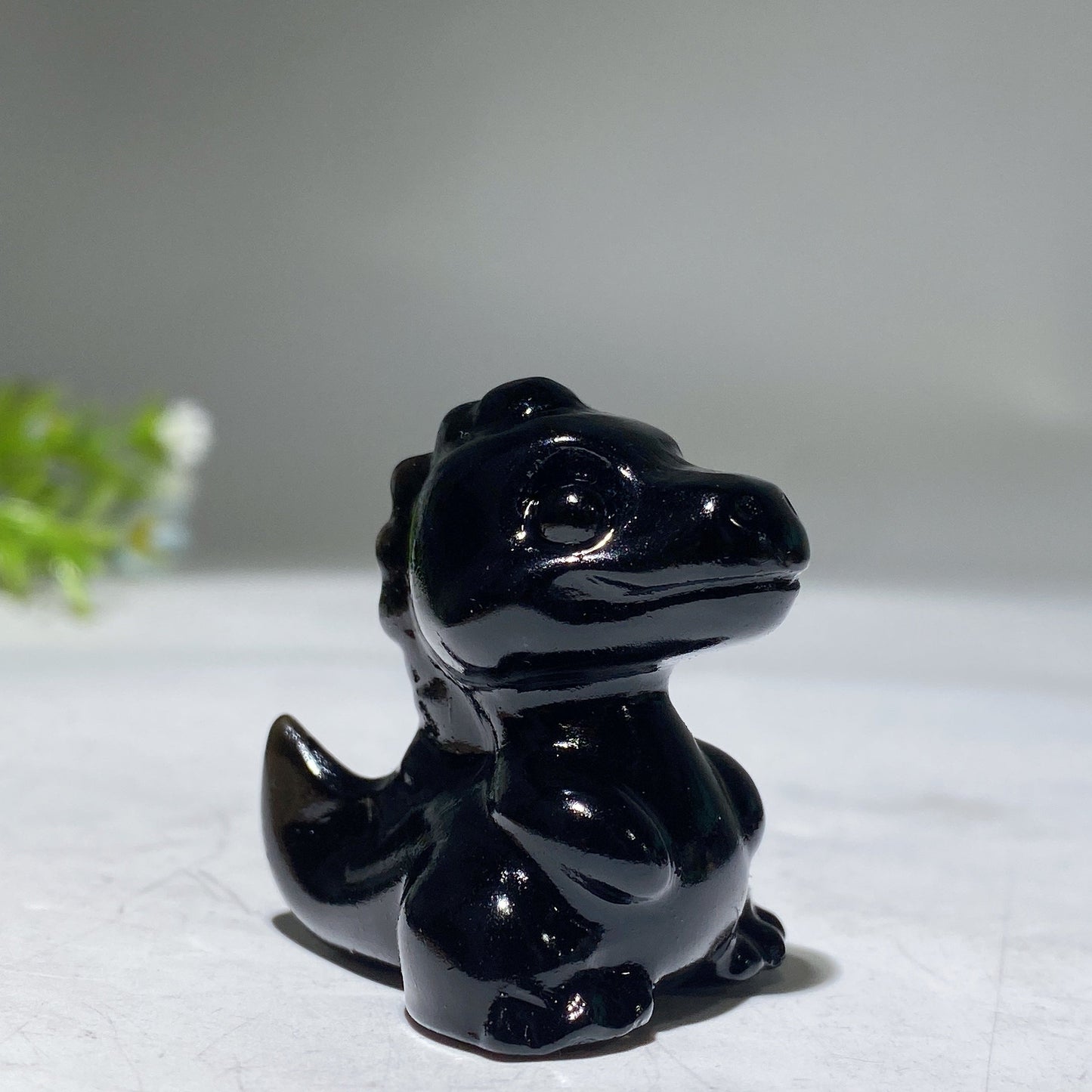 1.5" Crystal Dinosaur Carving Crystal Healing Bulk Wholesale