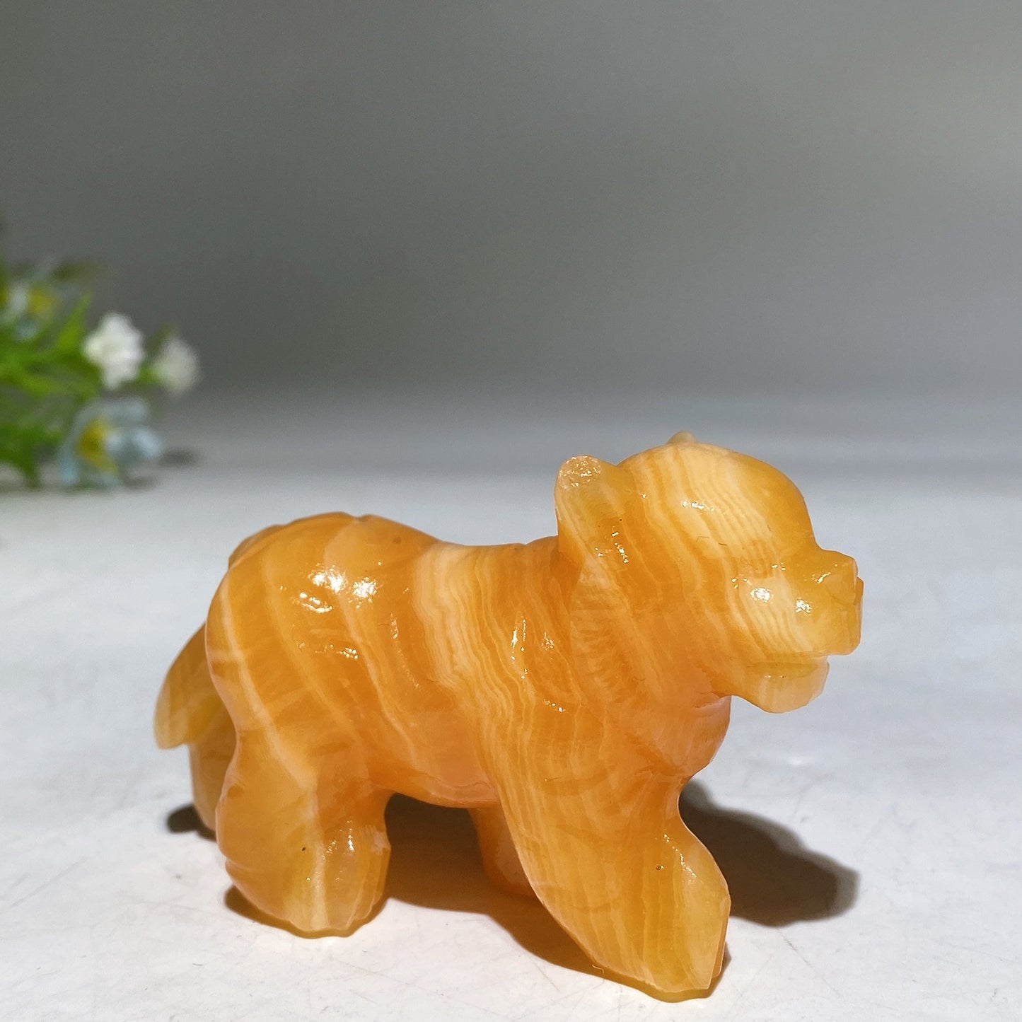 2.6" Crystal Tiger Carving Crystal Healing Bulk Whlesale