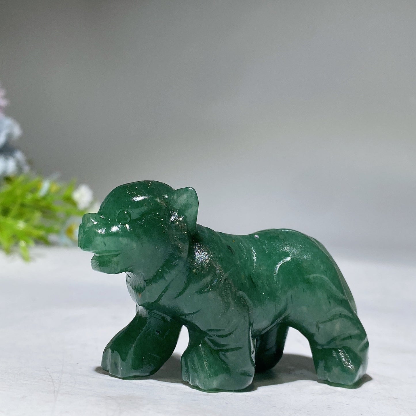 2.6" Crystal Tiger Carving Crystal Healing Bulk Whlesale