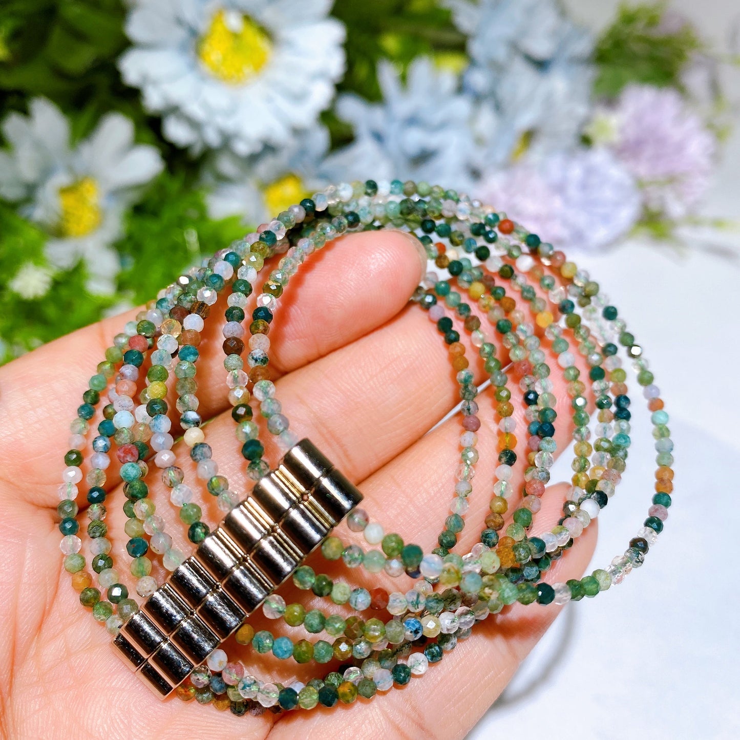2.3-2.5mm Crystal Faceted Bracelet Crystal Healing Bulk Wholesale