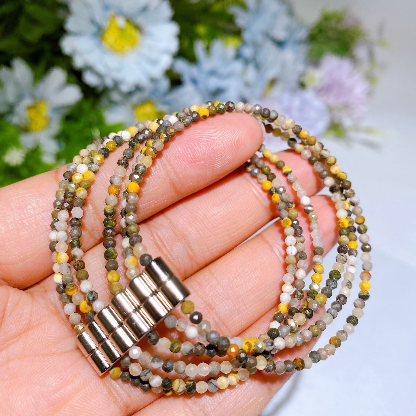 2.3-2.5mm Crystal Faceted Bracelet Crystal Healing Bulk Wholesale