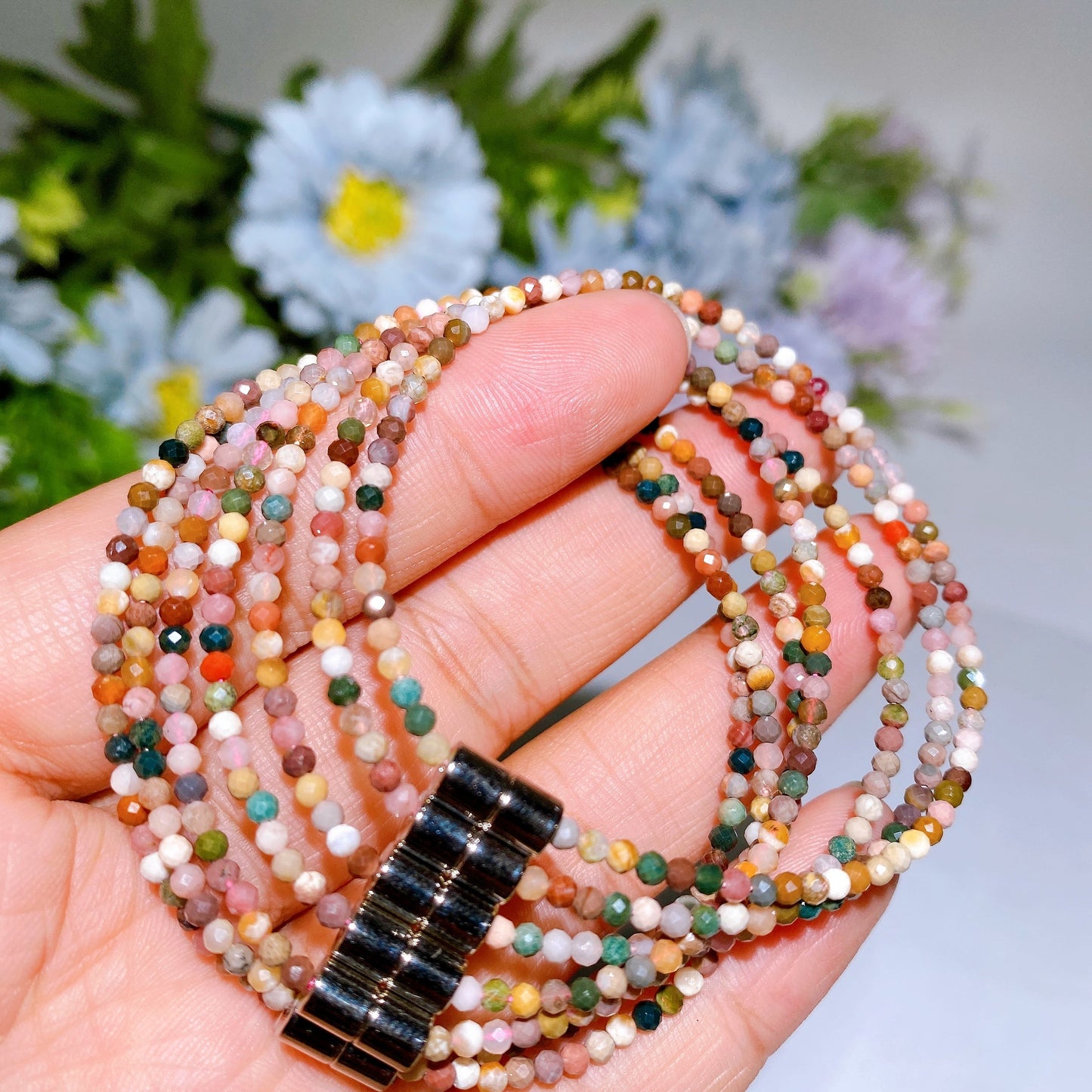 2.3-2.5mm Crystal Faceted Bracelet Crystal Healing Bulk Wholesale