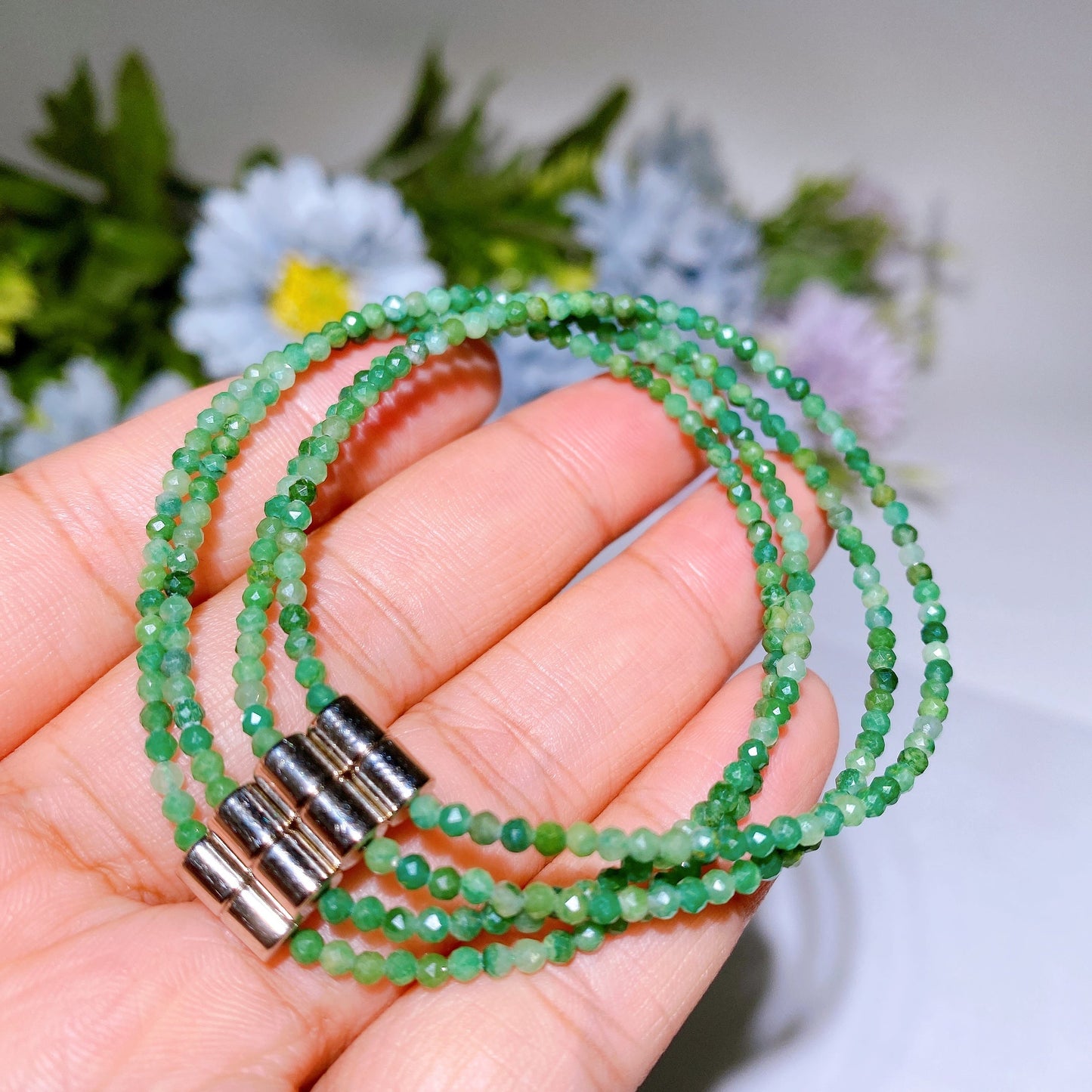 2.3-2.5mm Crystal Faceted Bracelet Crystal Healing Bulk Wholesale