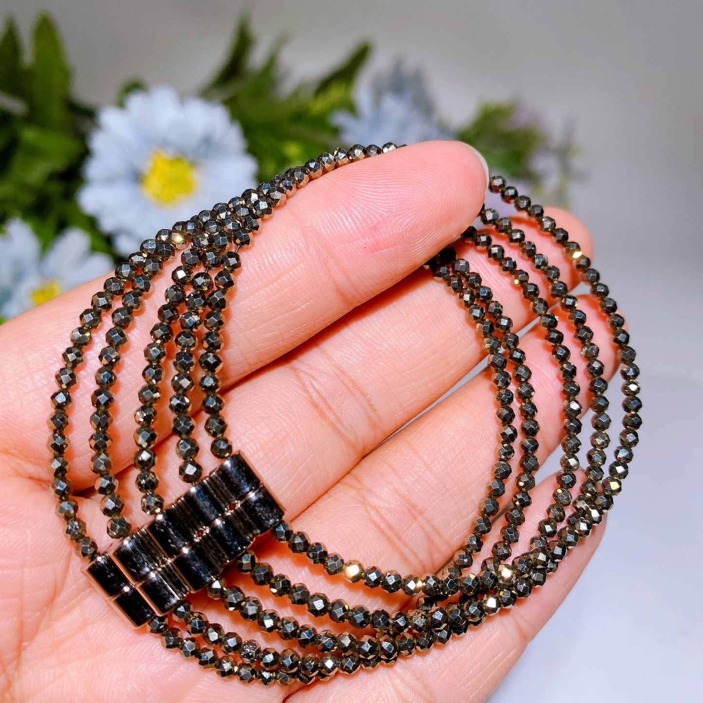 2.3-2.5mm Crystal Faceted Bracelet Crystal Healing Bulk Wholesale
