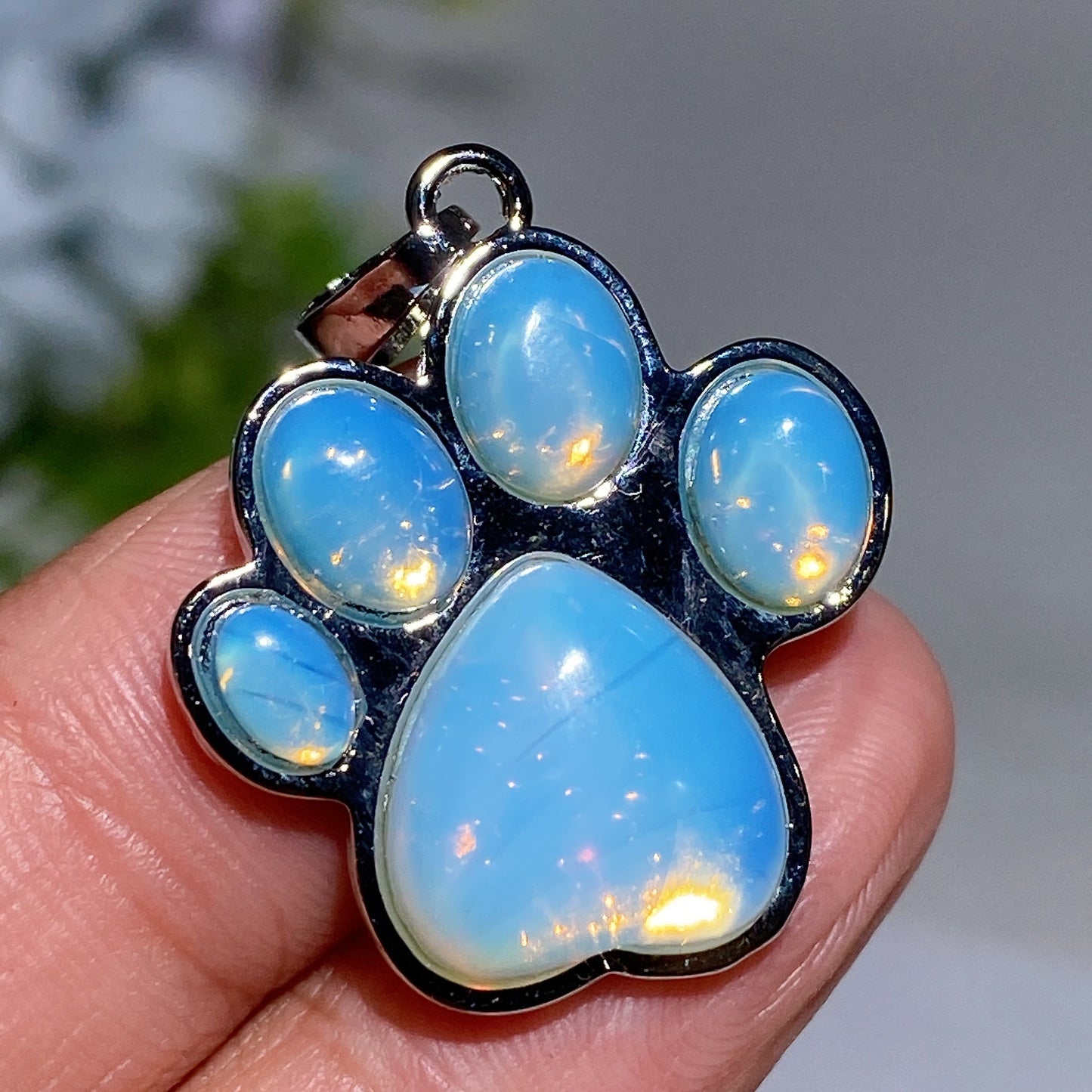 Crystal Paw Pendant Crystal Healing Bulk Wholesale