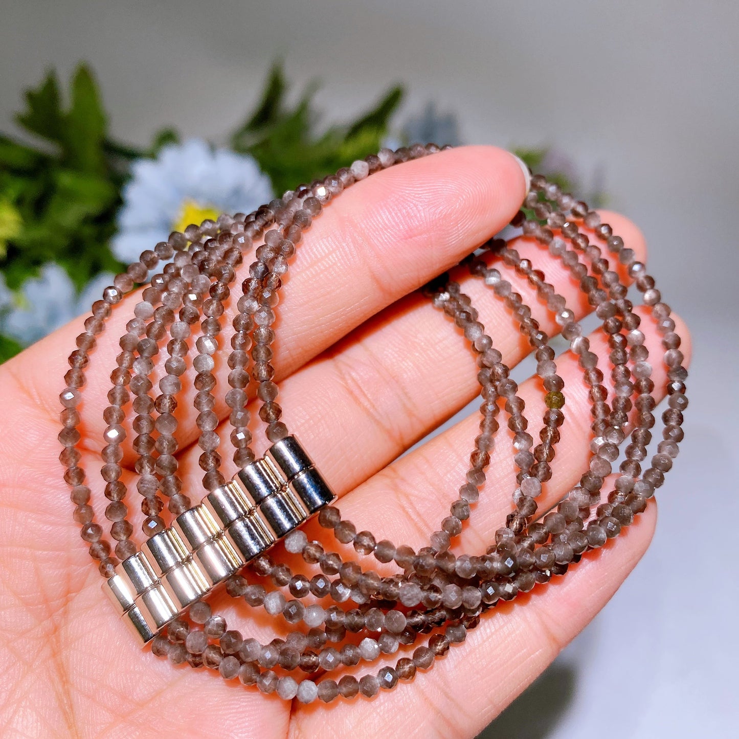 2.3-2.5mm Crystal Faceted Bracelet Crystal Healing Bulk Wholesale