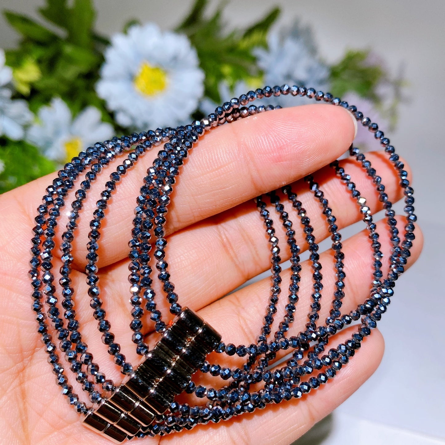 2.3-2.5mm Crystal Faceted Bracelet Crystal Healing Bulk Wholesale