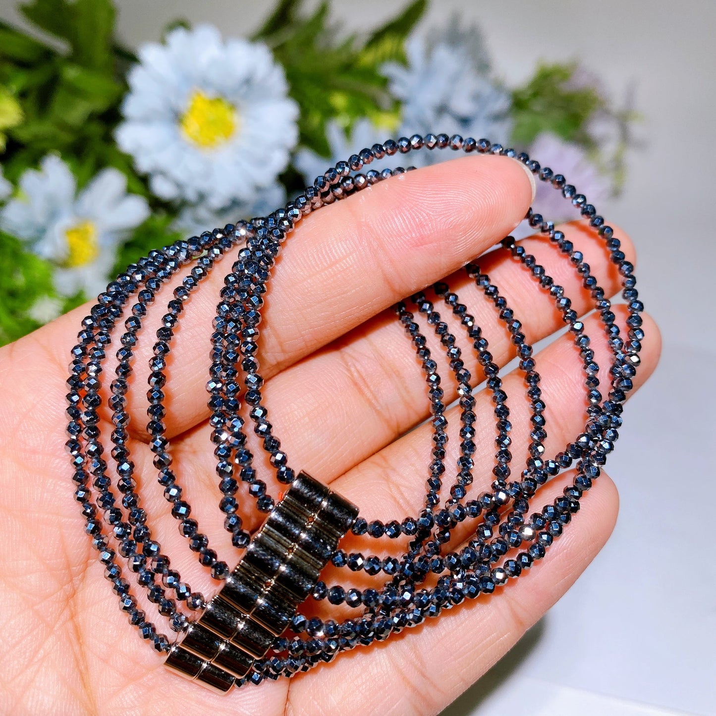 2.3-2.5mm Crystal Faceted Bracelet Crystal Healing Bulk Wholesale