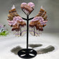 18cm Crystal Heart Wings Carving with Stand Crystal Healing Bulk Wholesale
