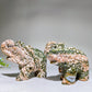 5.0" The 8th Druzy Ocean Jasper Elephant Carving Crystal Healing