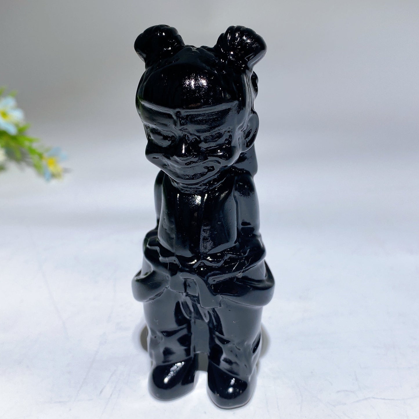 3.9" Crystal Nezha Carving Crystal Healing Bulk Wholesale