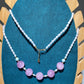 925 Silver Kunzite Larimar & Water Pearl Special DIY Natural Crystal Beads Necklace Crystal Gift Crystal Healing Bulk Wholesale
