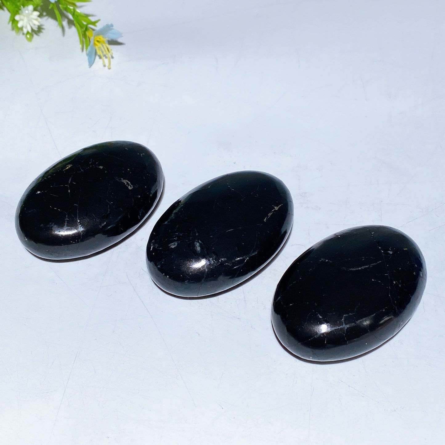 2.3" Schungite Palm Stone Crystal Healing Bulk Wholesale