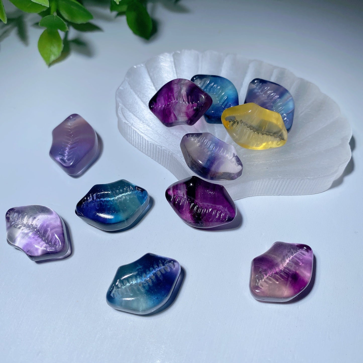 Mixed Mini Fluorite Carvings Bulk Wholesale