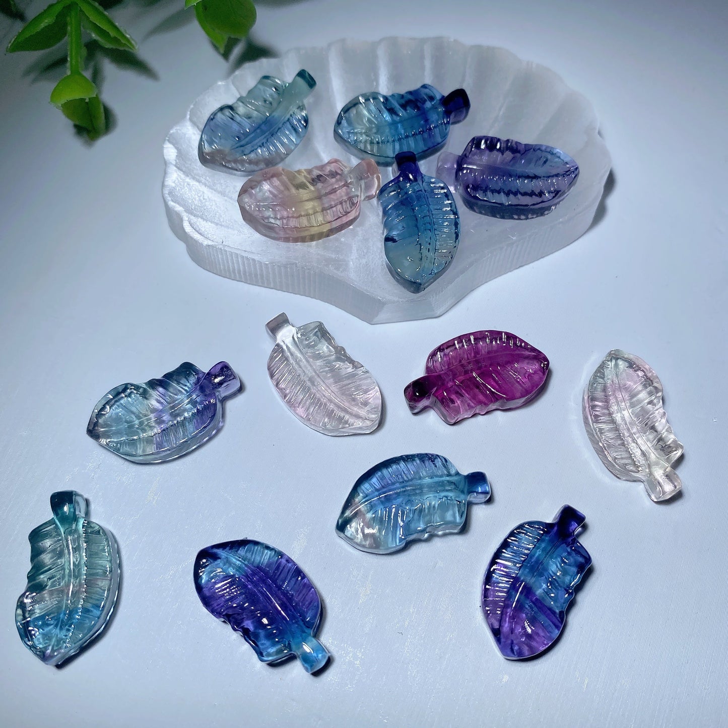 Mixed Mini Fluorite Carvings Bulk Wholesale