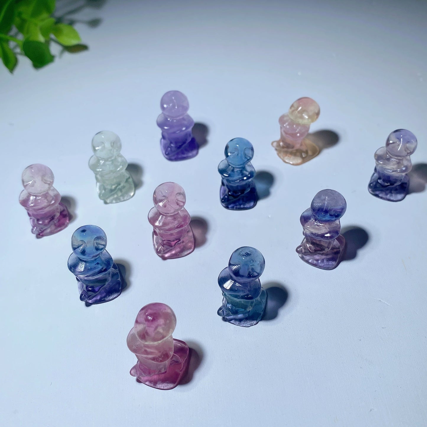 Fluorite Mini Carvings of Nightmare Before Christmas Series