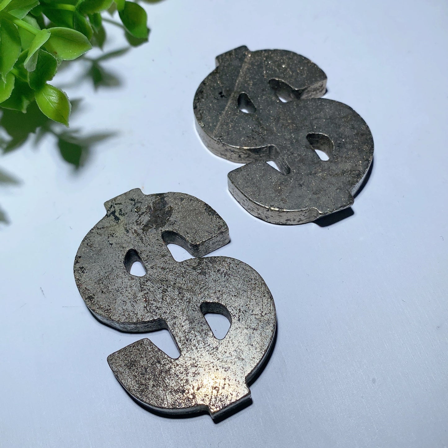 2.35" Pyrite Dollar Sign Bulk Wholesale