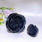 1.8"-3.2" Black Obsidian Rose Flower Carving Crystal Healing Bulk Wholesale