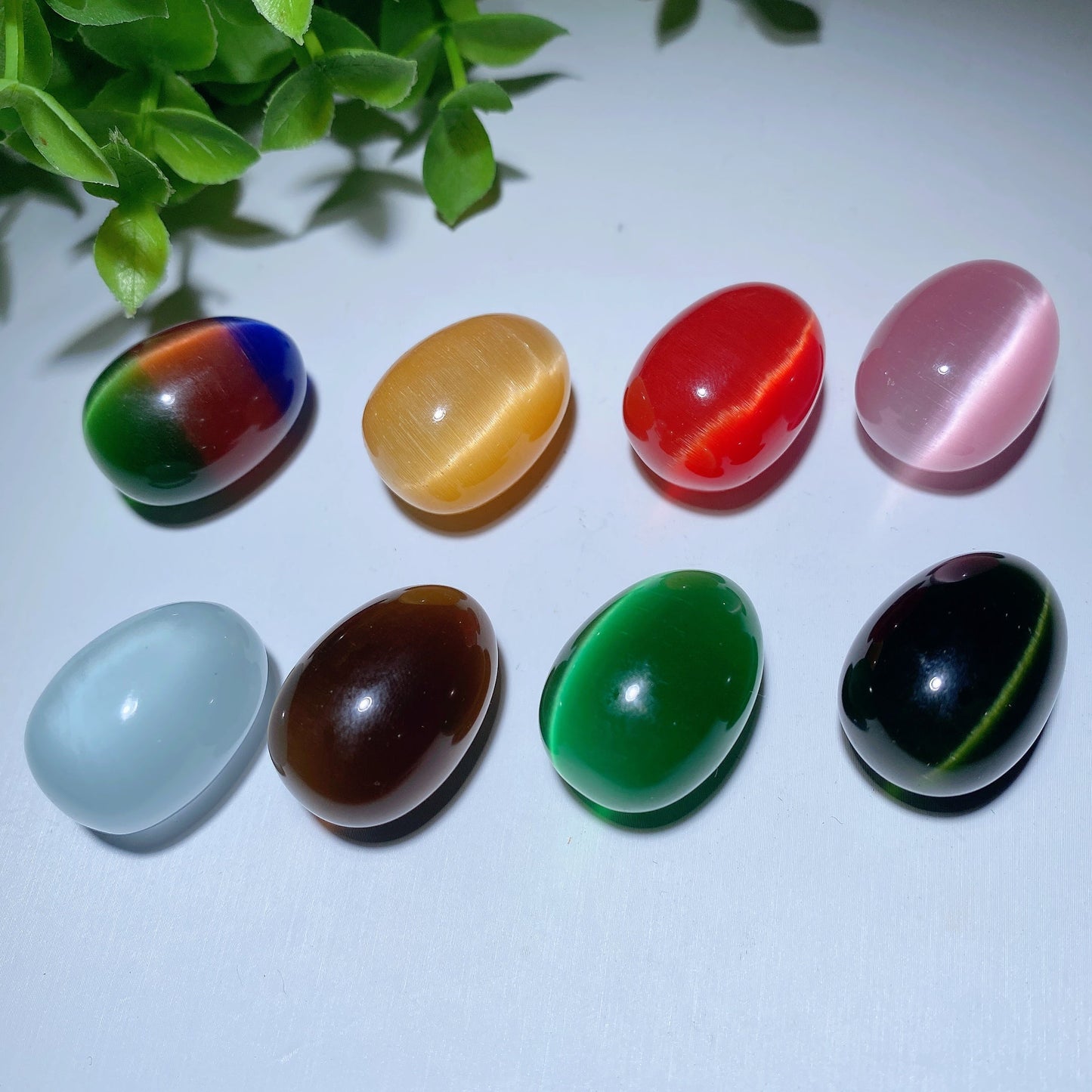 0.97" Mini Mixed Cat's Eye Eggs Bulk Wholesale