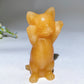 3.8" Crystal Cat Carving Crystal Healing Bulk Wholesale