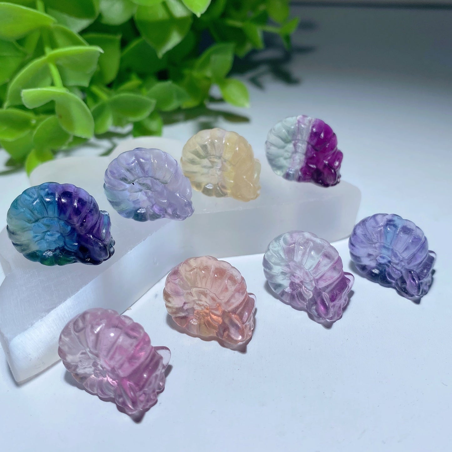 Mixed Fluorite Mini Carvings Bulk Wholesale