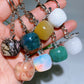 Crystal Apple Fruit Key Chain Crystal Healing Bulk Wholesale