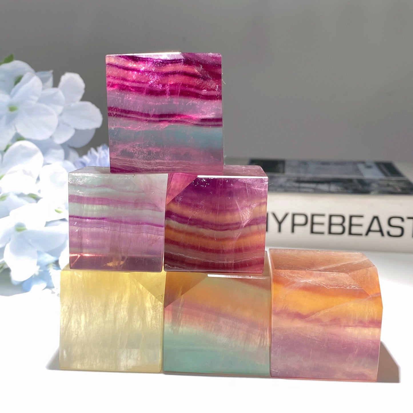 1.2"-1.6" Fluorite Cube Bulk Wholesale