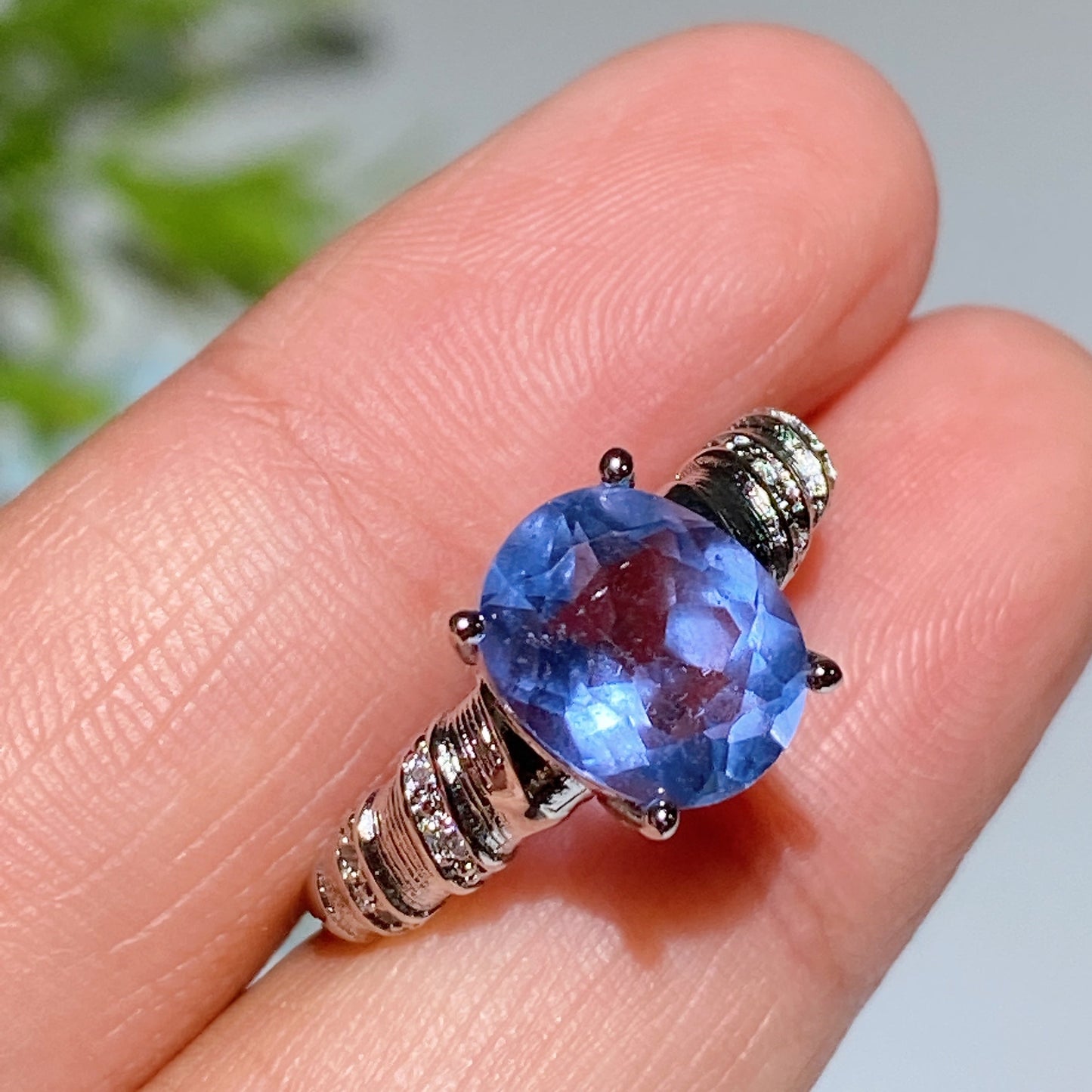 Cooper Plated Silver Ring Crystal Healing Bulk Wholesale