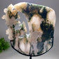 Moss Agate Nine-tails Fox with Moon Carving Crystal Healing Bulk Wholesale