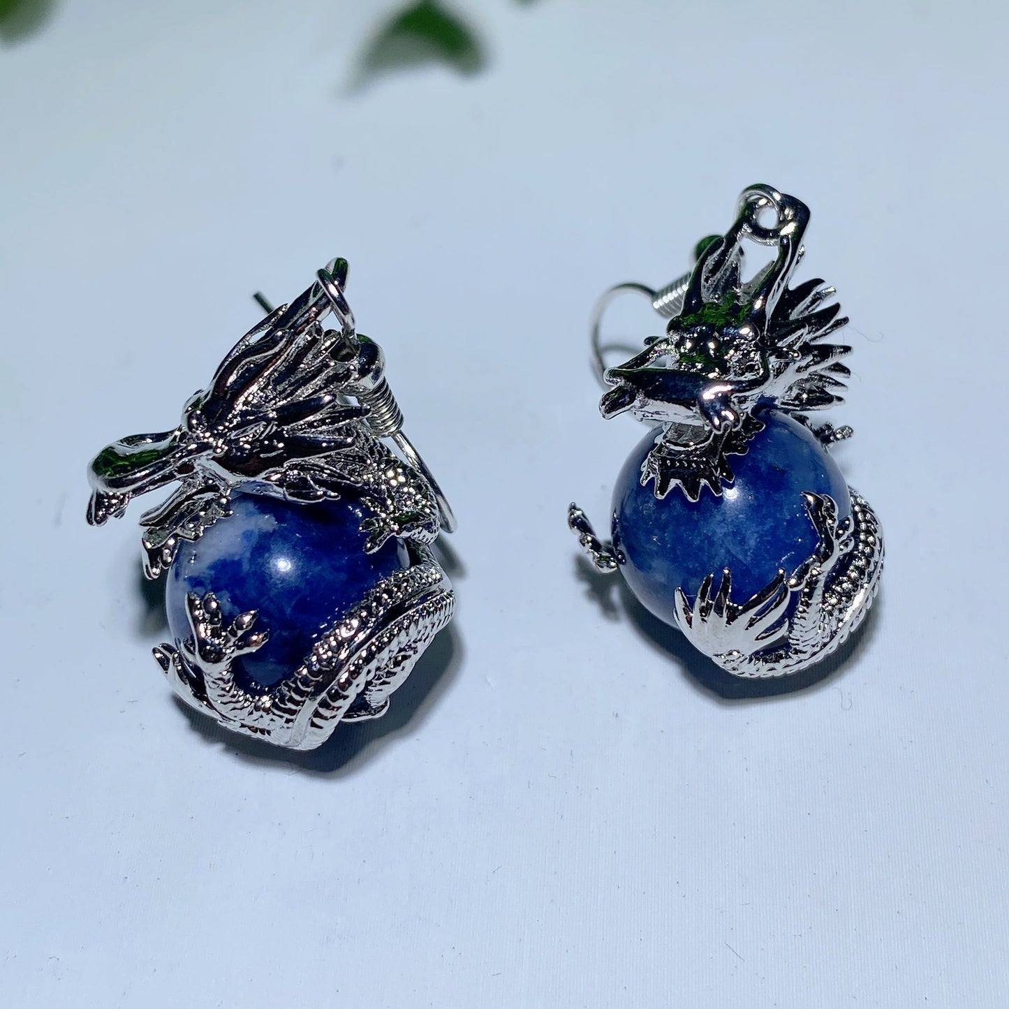 Mixed Crystal Dragon Earrings Bulk Wholesale