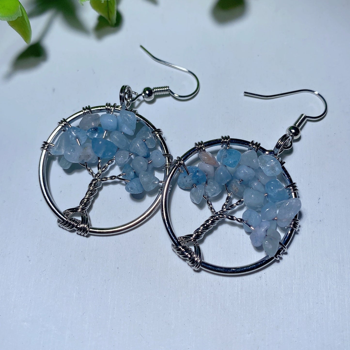 Mixed Crystal Life Tree Earrings Bulk Wholesale