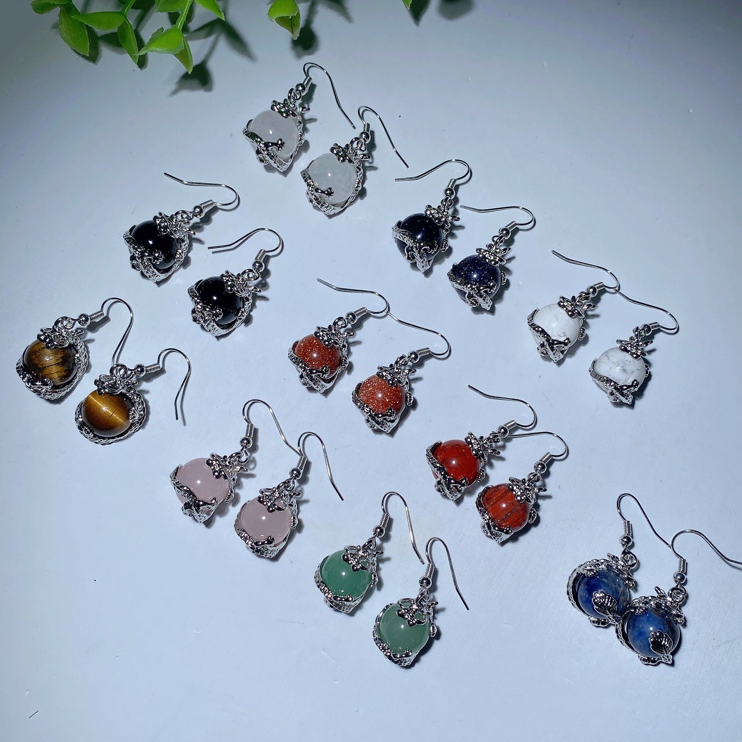 Mixed Crystal Dragon Earrings Bulk Wholesale