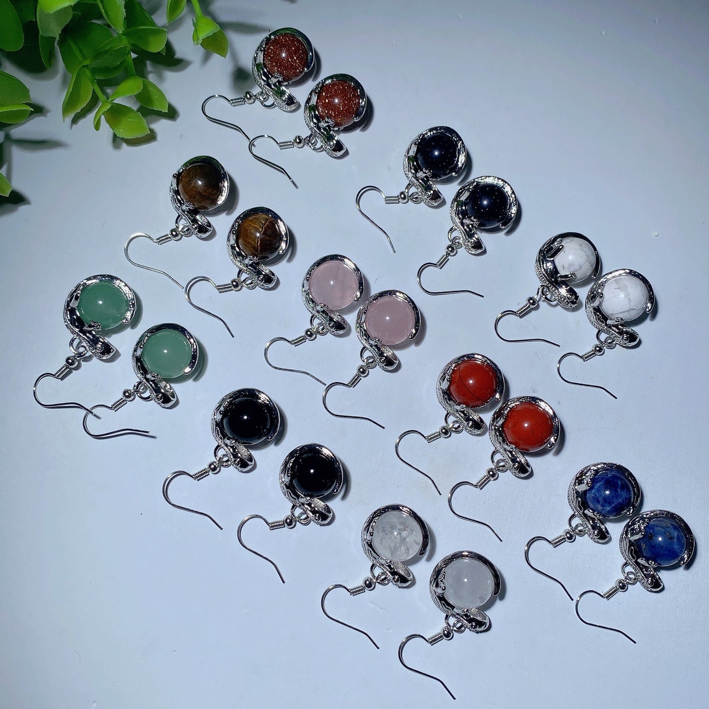 Mixed Crystal Lizard Earrings Bulk Wholesale