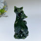 2.5" Crystal Cats Carving Crystal Healing Bulk Wholesale