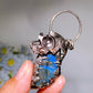2.8"-3.0" Labradorite with Metal Skull Decor Pendant Crystal Healing Bulk Wholesale