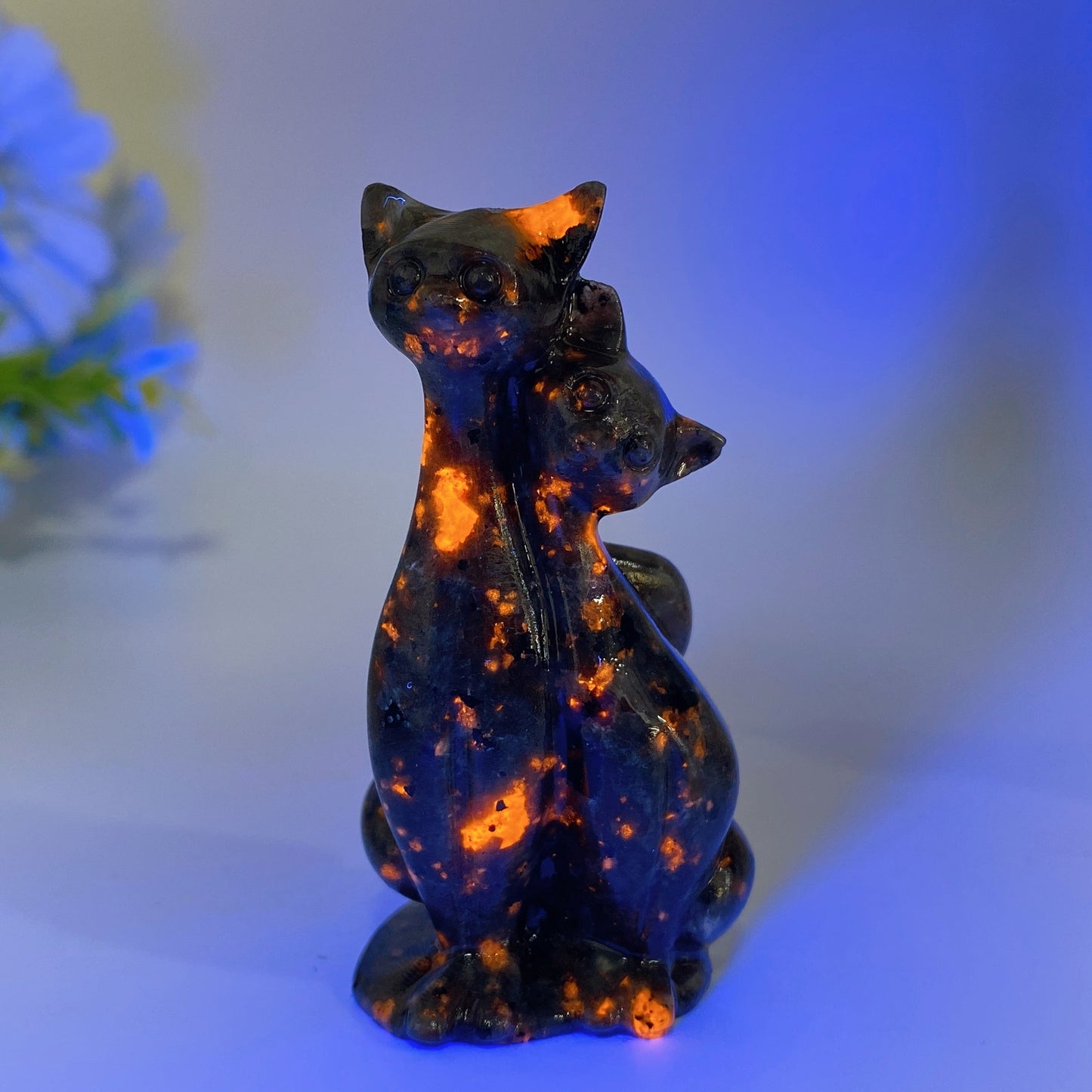 2.5" Crystal Cats Carving Crystal Healing Bulk Wholesale