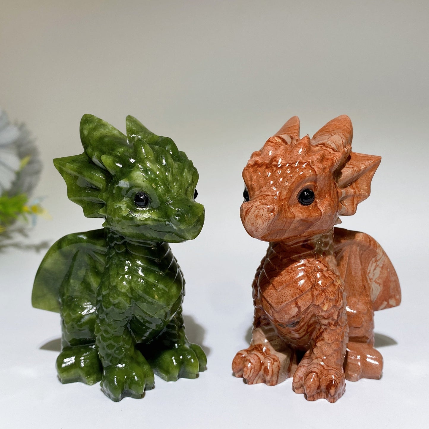 3.2" Crystal Dragon Carving Crystal Healing Bulk Wholesale