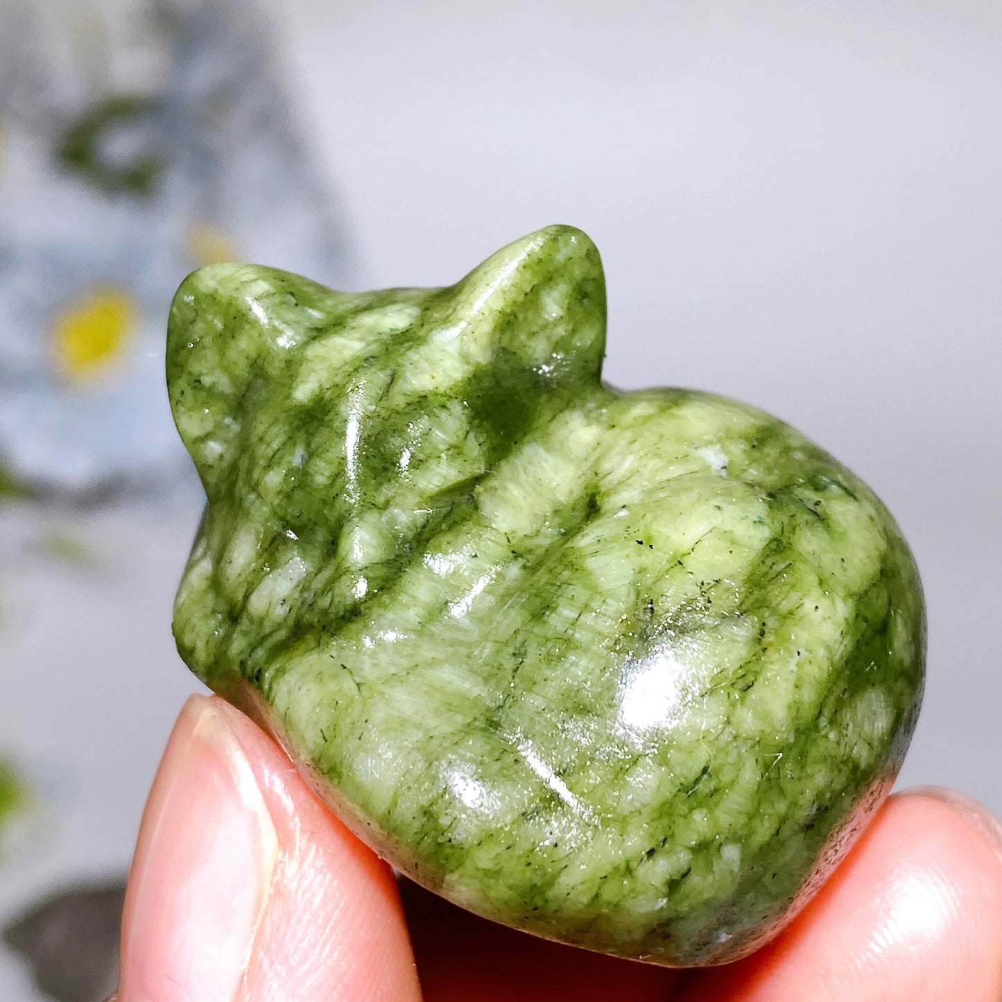 1.4" Crystal Cat Carving Crystal Healing Bulk Wholesale