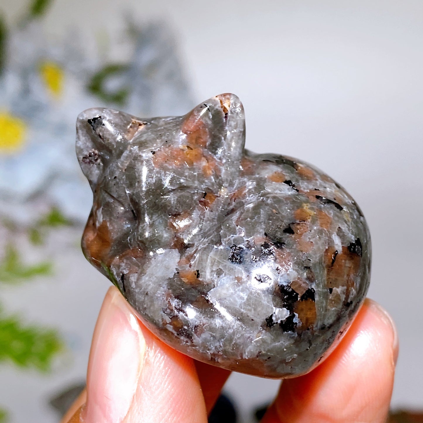 1.4" Crystal Cat Carving Crystal Healing Bulk Wholesale