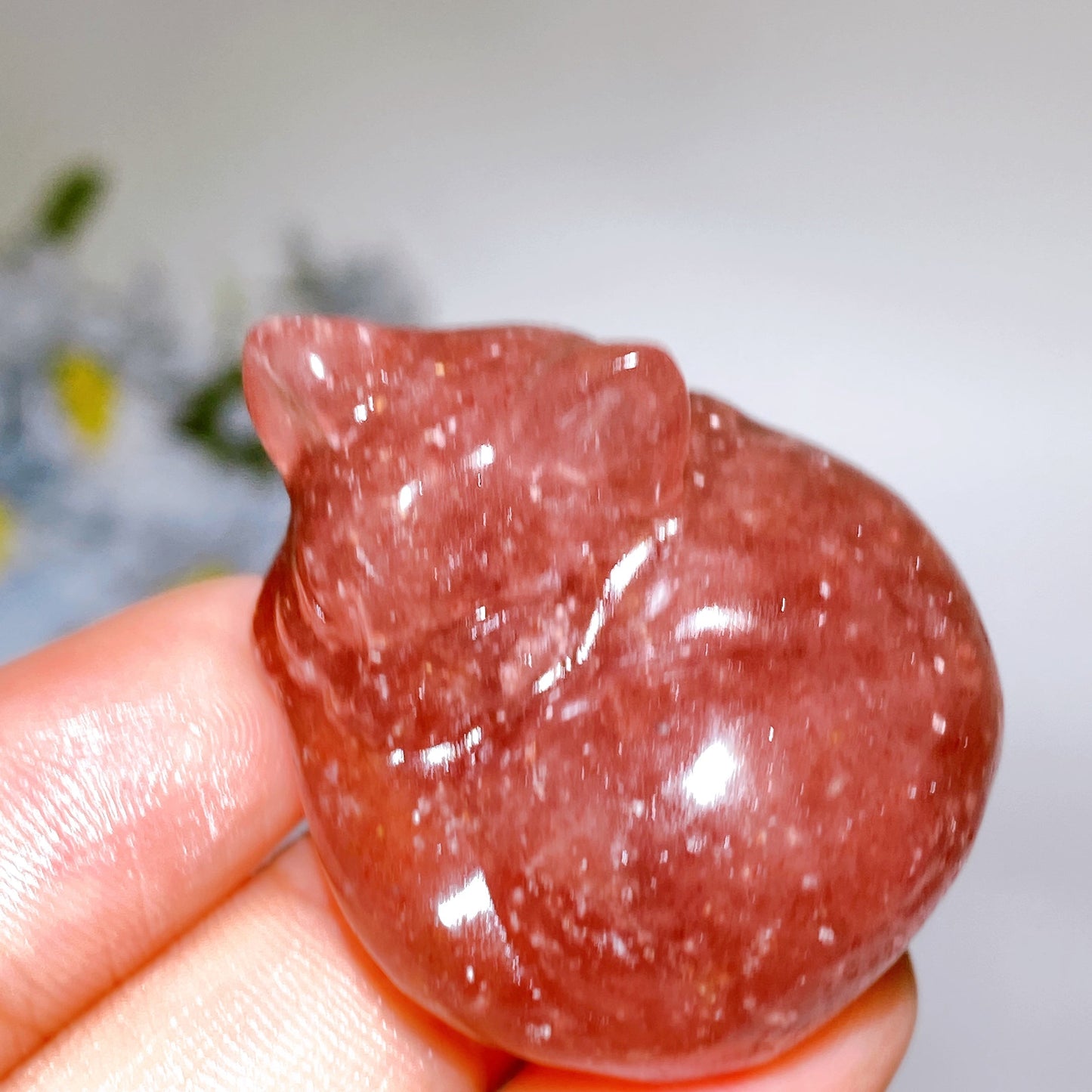 1.4" Crystal Cat Carving Crystal Healing Bulk Wholesale